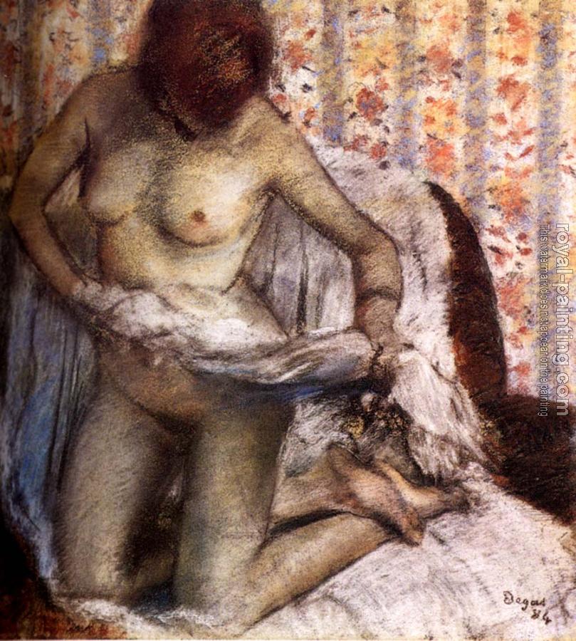 Edgar Degas : After The Bath III